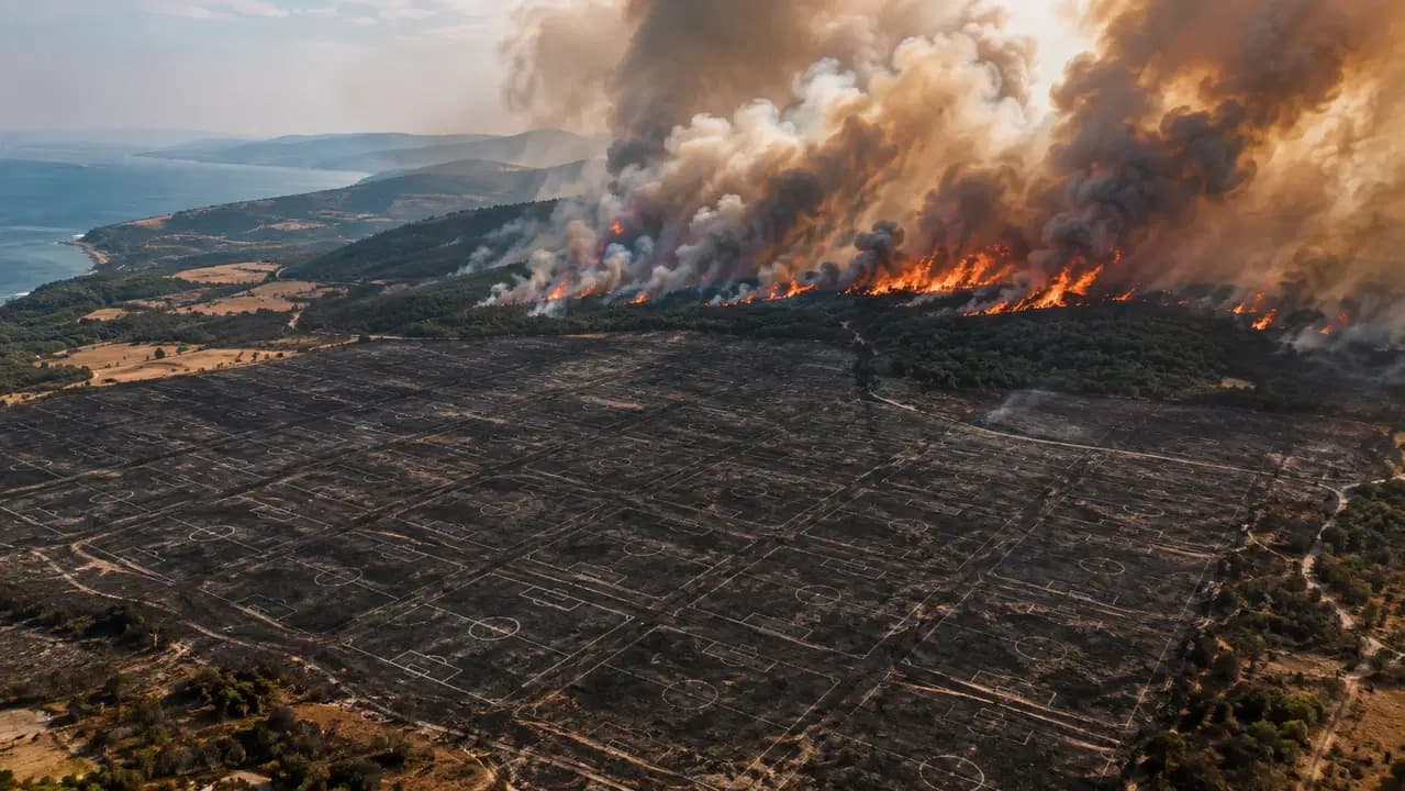 Çanakkale'de 2 Ayda 44 Orman Yangını: 541 Hektar Alan Kül Oldu