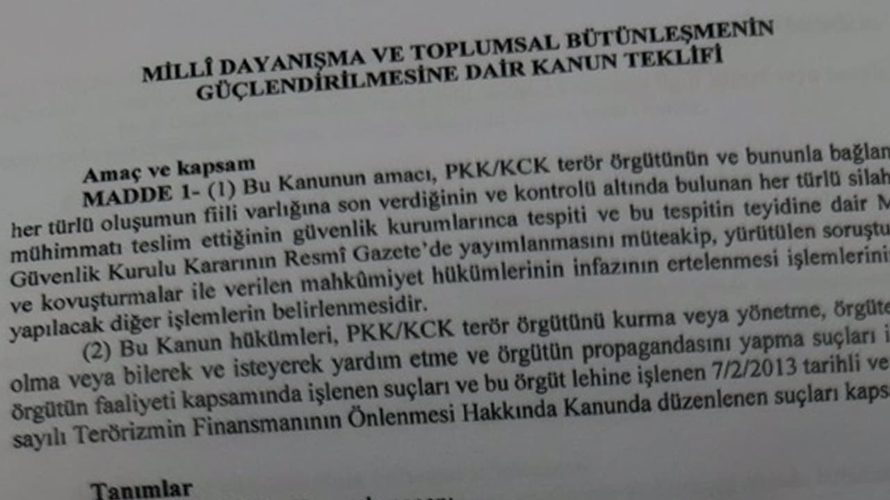 Terörsüz Türkiye çerçeve yasası komisyondan geçti: 12 maddelik tasarı Genel Kurul'a gidiyor