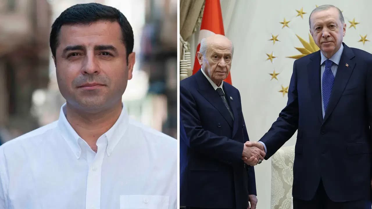 Demirtaş'tan çerçeve yasa açıklaması: Erdoğan ve Bahçeli'ye teşekkür etti, sürecin ayrışma hedefi taşımadığını vurguladı
