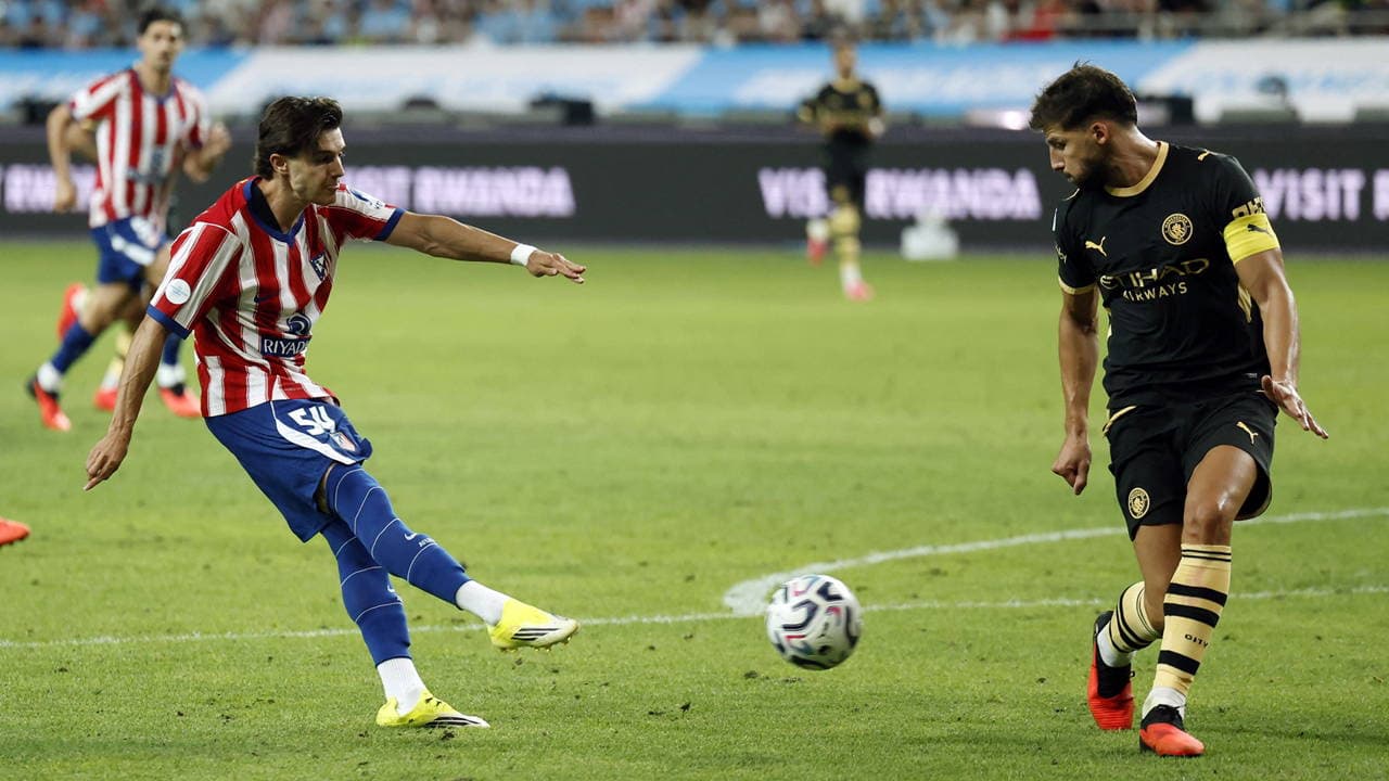 Manchester City, Atletico Madrid'i hazırlık maçında farklı geçti