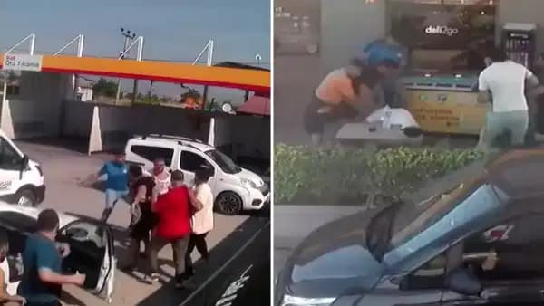 Başpehlivan Serhat Elvan, yolculuk sırasında akaryakıt istasyonunda saldırıya uğradı