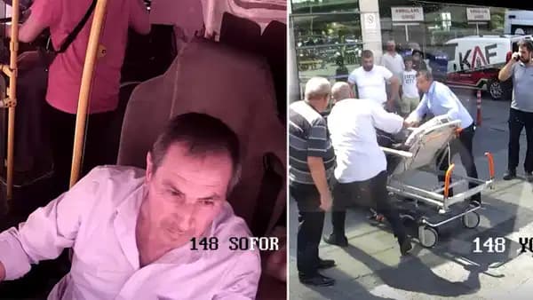 Kayseri'de kalp krizi geçiren yolcu, duyarlı şoförün sayesinde hastaneye yetişti