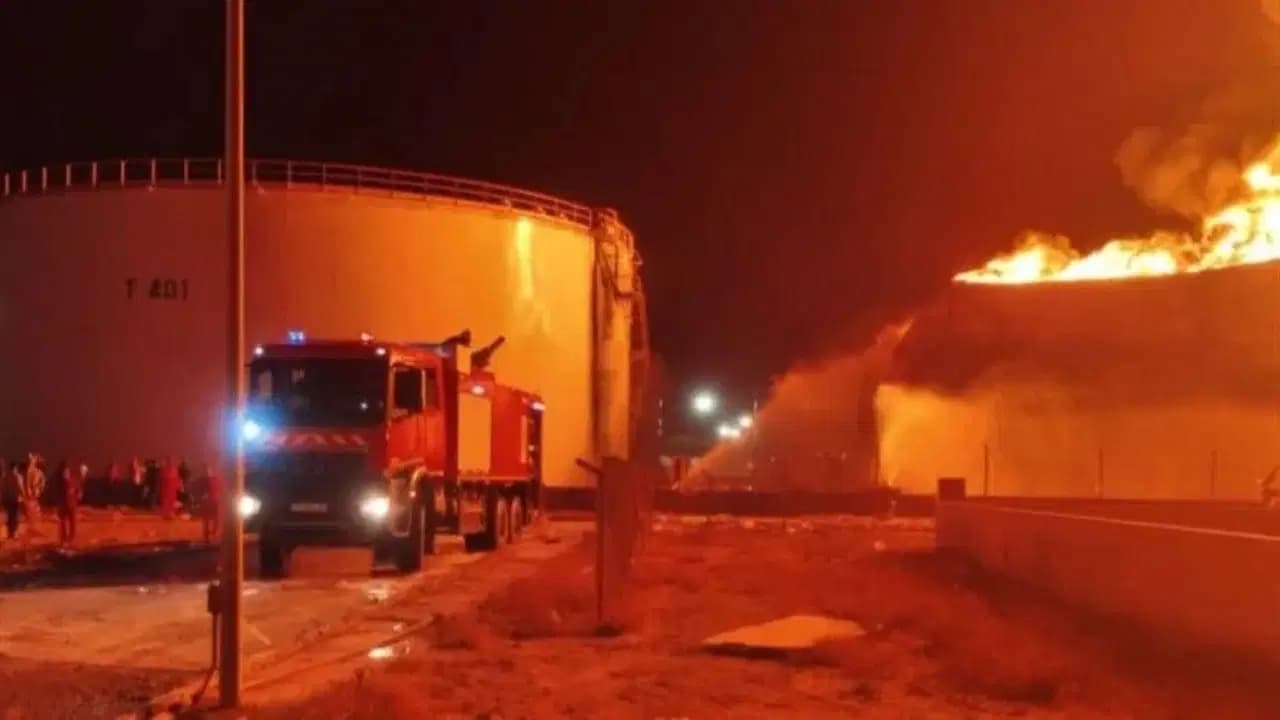 Libya'da art arda saldırılar: Zawiya Rafinerisi İHA ile vuruldu, Hafter'in istihbarat şefi öldürüldü