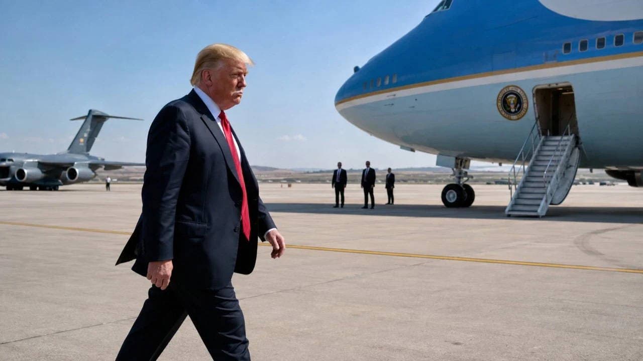 Trump'ın Ankara'dan gizli tahliyesi: İran suikast tehdidi nedeniyle askeri uçakla ülkeyi terk etti