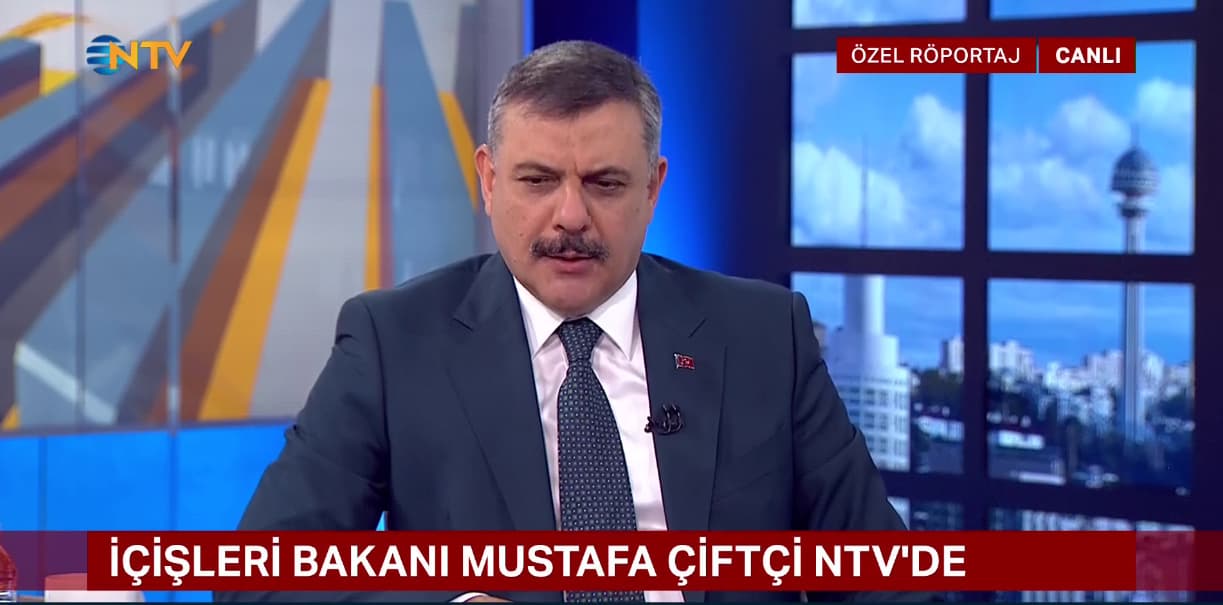 İçişleri Bakanı Çiftçi: Alihan Kuriş örgütüne yönelik operasyon örgütün finansal yapılanmasını hedef aldı