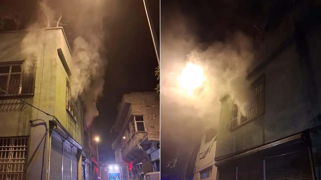 Siirt'te dehşet: Eşini kıskanan adam tartışma sonrası evi yakıp kül etti