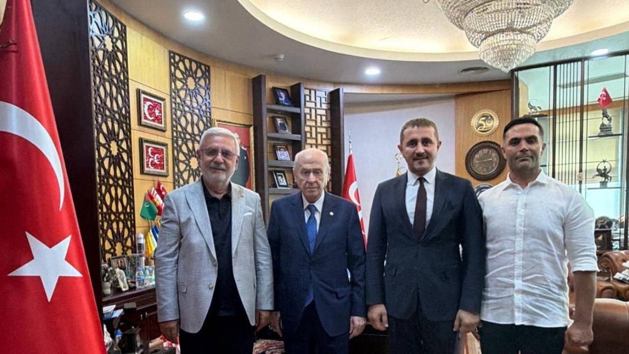 AK Partili Metiner'den MHP Lideri Bahçeli'ye nezaket ziyareti