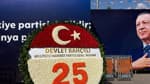 Bahçeli'den AK Parti'nin 25. yılına anlamlı çelenk