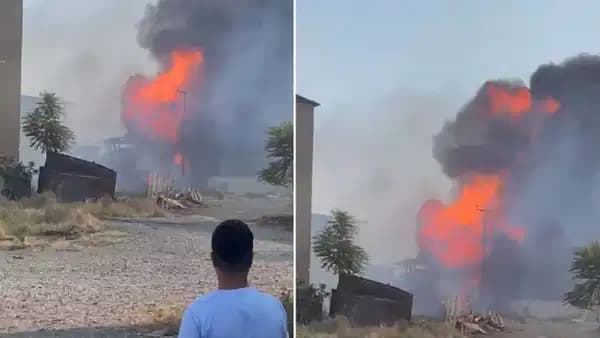 Manisa'da dolum tesisinde patlama: Bölgeye ekipler sevk edildi
