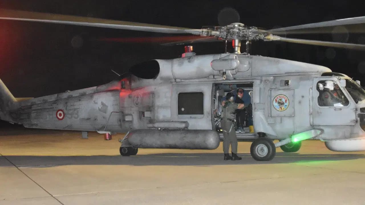Fatih sondaj gemisinde kaza: Bir personel helikopterle hastaneye kaldırıldı