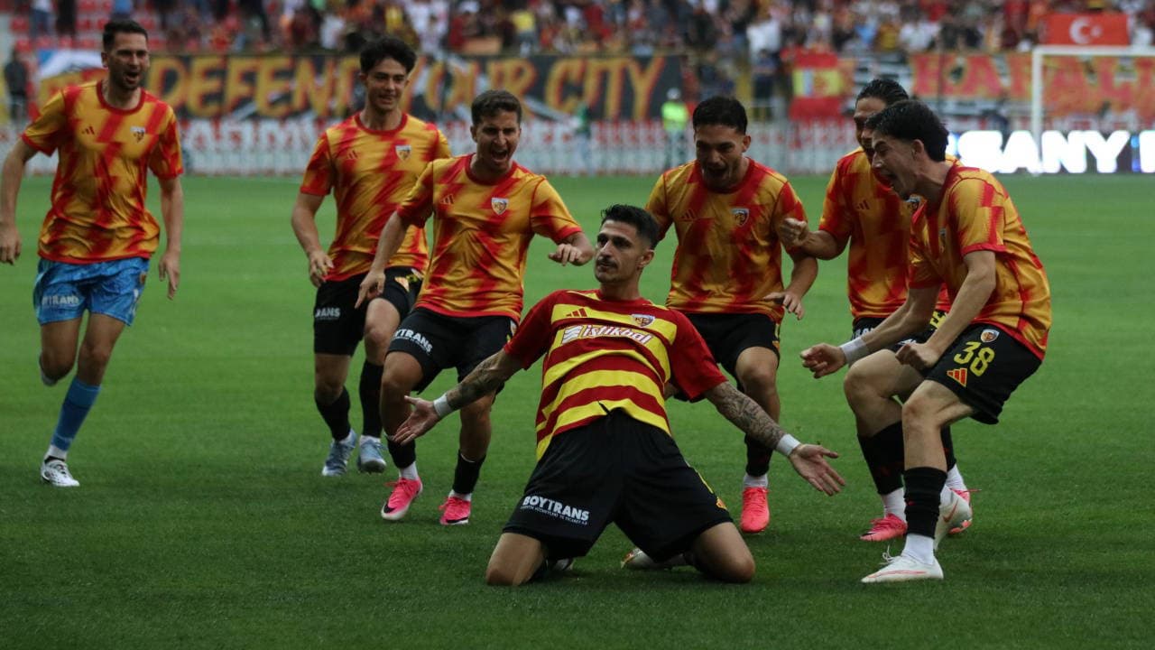 Kayserispor, TFF 1. Lig'de 2'de 2 Yaparak Zirveye Ortak Oldu
