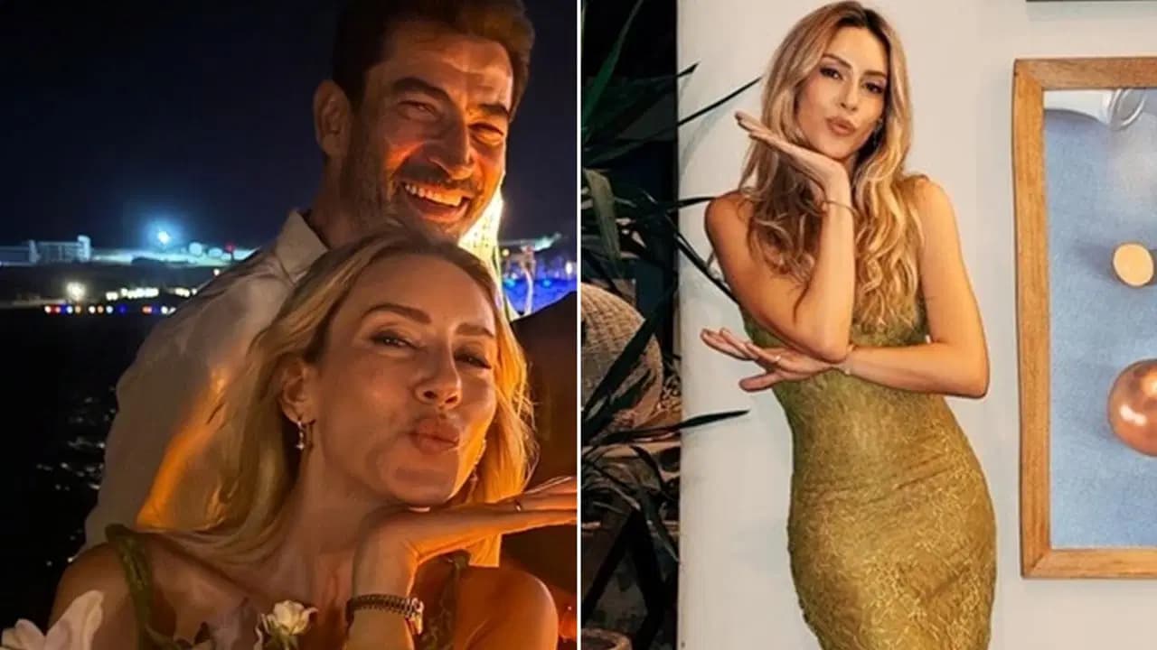 Kenan İmirzalıoğlu, eşi Sinem Kobal'a Alaçatı'da romantik doğum günü sürprizi yaptı