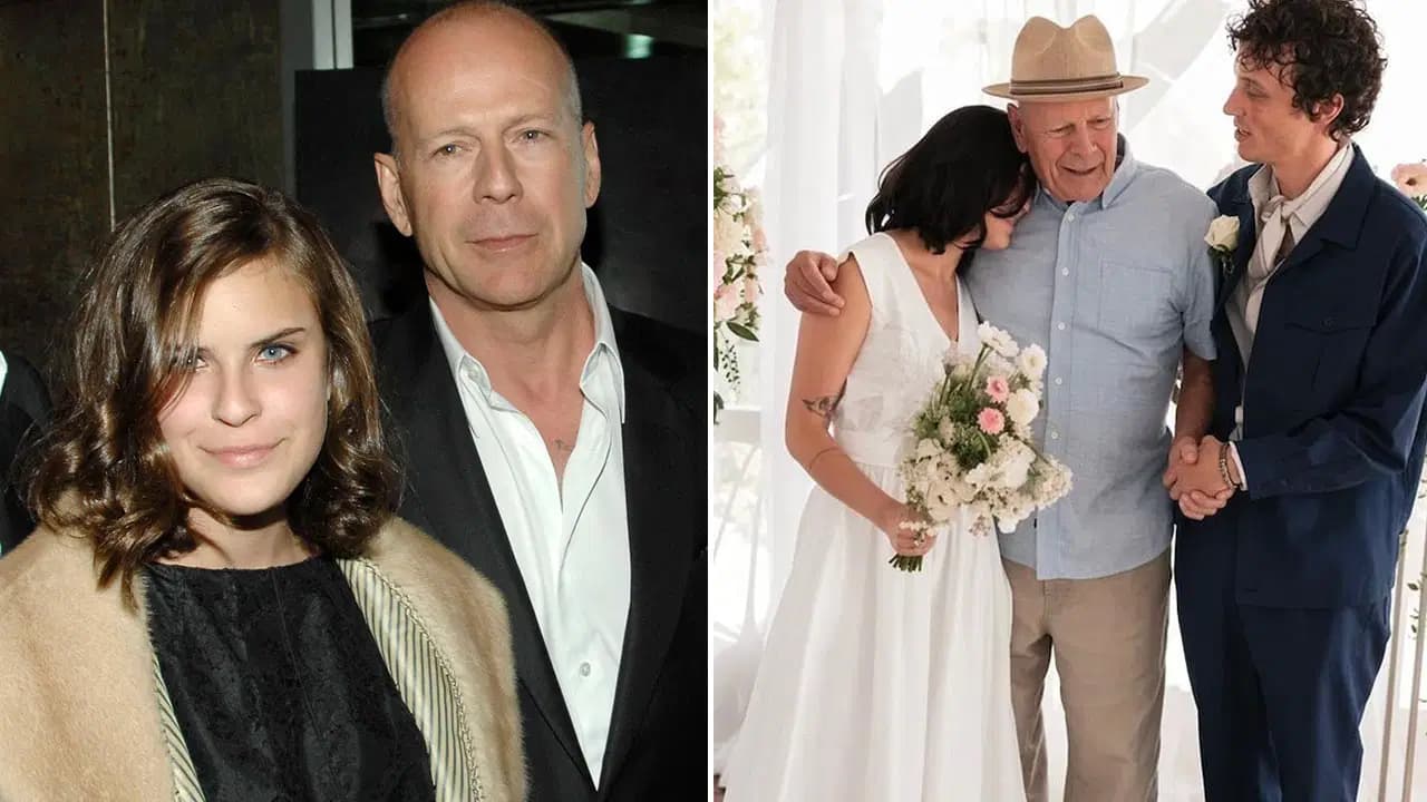 Demans hastası Bruce Willis'ten yürekleri ısıtan kare: Kızı Tallulah'ın düğününde görüntülendi