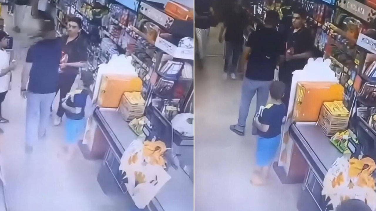 Ümraniye'de market çalışanını market içinde darbettiler