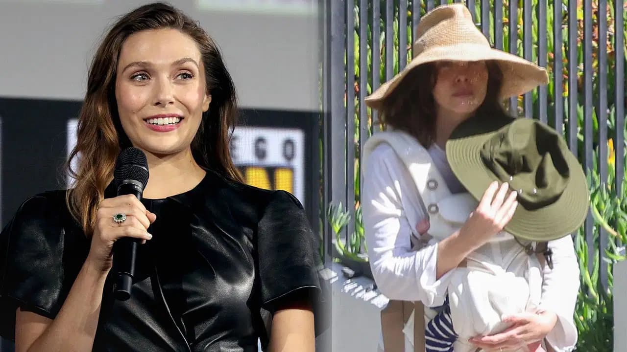 Marvel'ın yıldızı Elizabeth Olsen annelik sevincini yaşıyor: Los Angeles sokaklarında ilk kez bebeğiyle görüntülendi