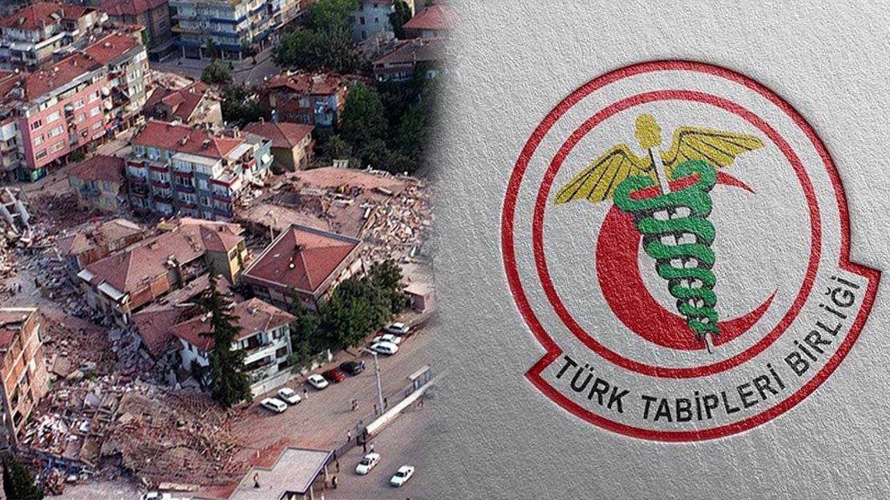 TTB'den 17 Ağustos mesajı: 'Deprem hafızası mücadelenin temeli olmalı'