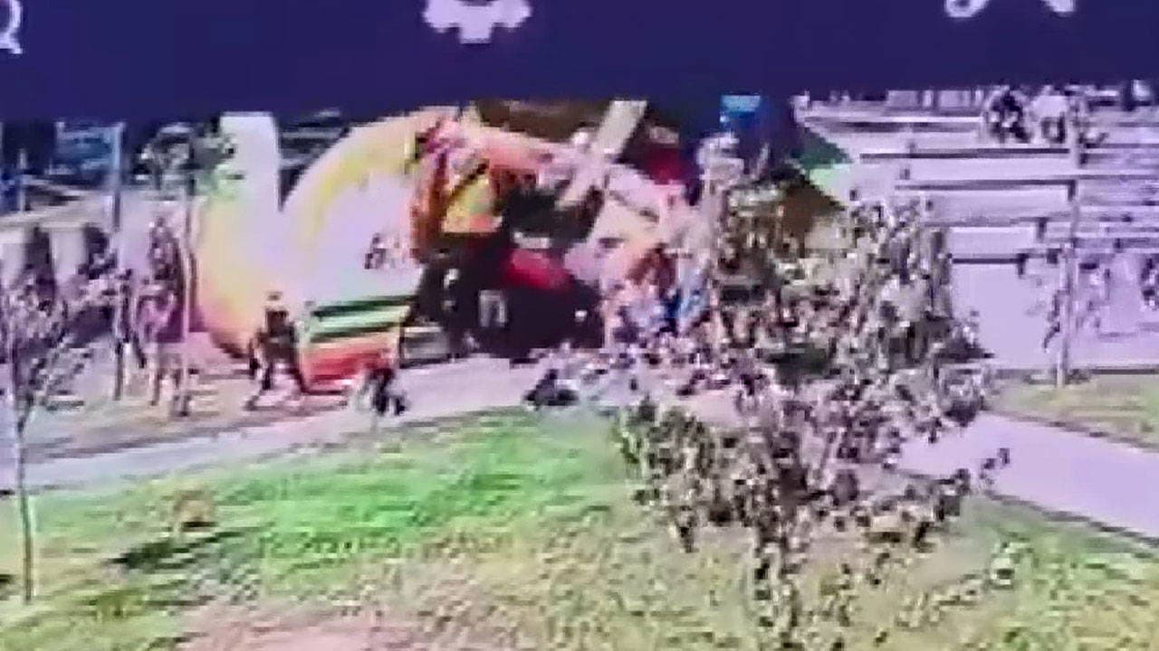 İstanbul Çekmeköy'de şişme oyun parkı rüzgara yenik düştü: 3 çocuk yaralandı