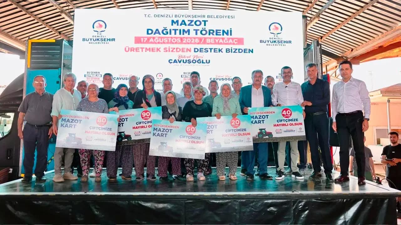 Denizli'de üreticiye dev mazot desteği: 10 binden fazla çiftçi yararlanacak