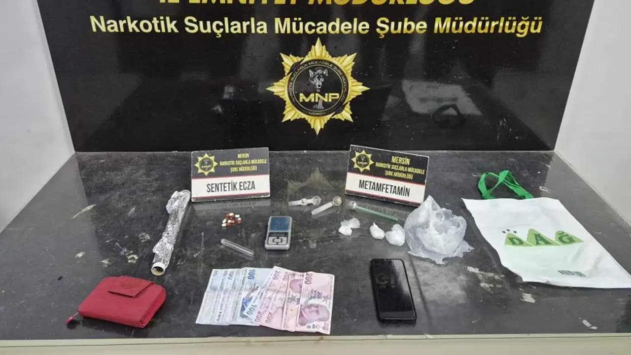 Mersin'de uyuşturucu tacirlerine ağır darbe: 2 kişi cezaevine gönderildi