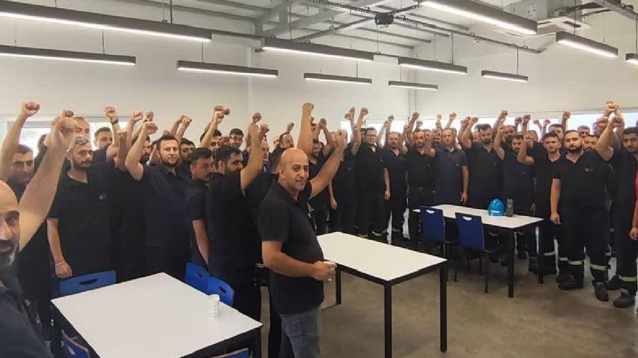 Metal işçileri maden emekçileriyle dayanışma için fabrikalarda eylem yaptı