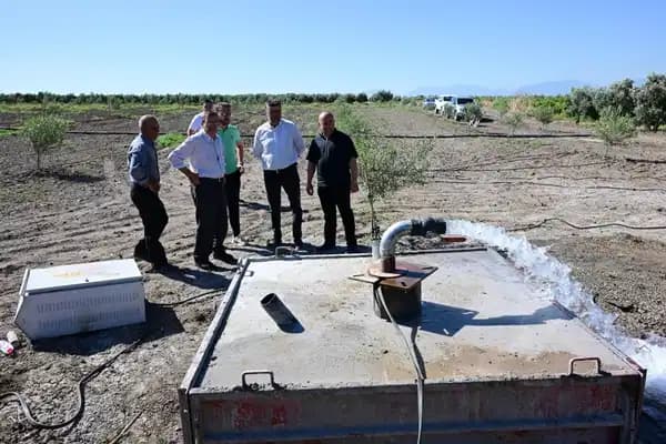 Manisa Büyükşehir Belediyesi'nden kırsalda tarımsal sulama hamlesi