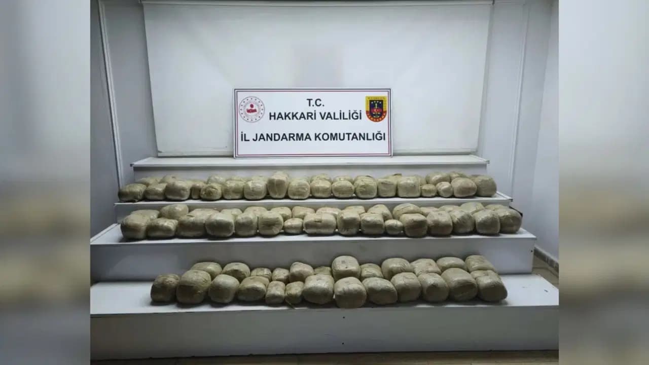 Hakkari'de jandarmadan büyük uyuşturucu operasyonu: 253 kilo esrar ele geçirildi