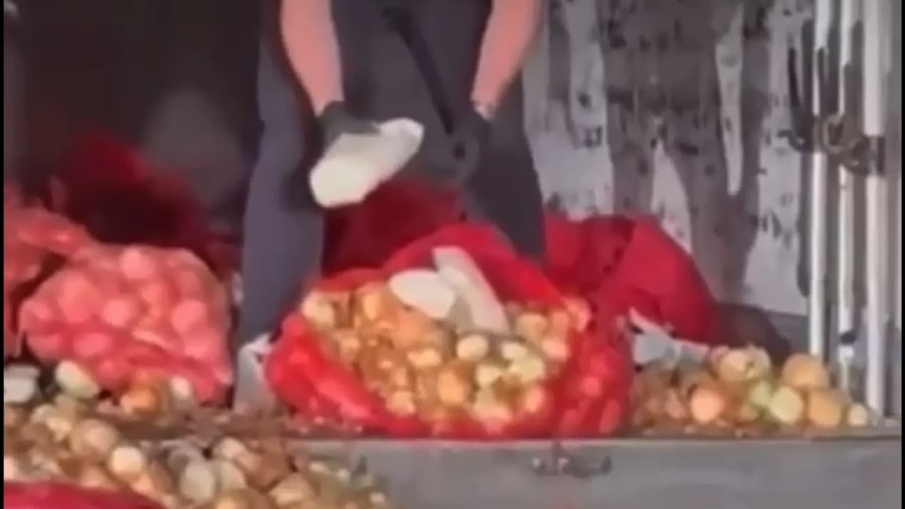 Ankara'da soğan torbalarına gizlenmiş 150 kilo metamfetamin ele geçirildi