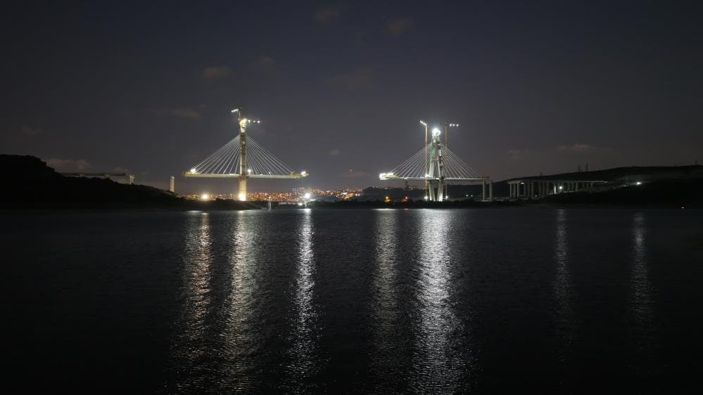İstanbul'un yeni silüeti: Sazlıdere Köprüsü'nde sona doğru, kuleler 196 metreye ulaştı