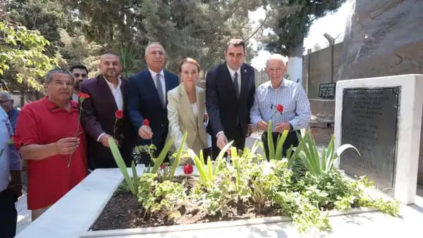 Gültepe'nin unutulmaz belediye başkanı Aydın Erten, 26. yılında kabri başında anıldı