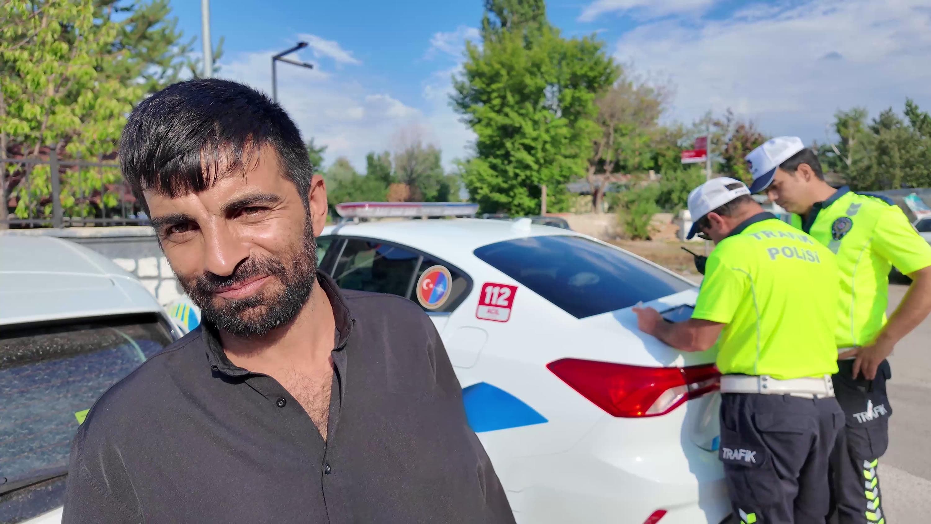 Erzurum'da düğün konvoyunda havalı korna çalan kamyon sürücüsüne 5 bin 719 TL ceza