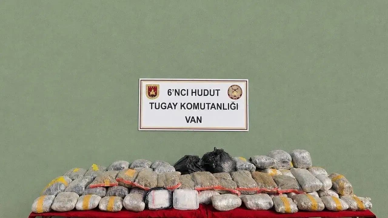 Van sınır hattında dev uyuşturucu operasyonu: 51 kilo ele geçirildi