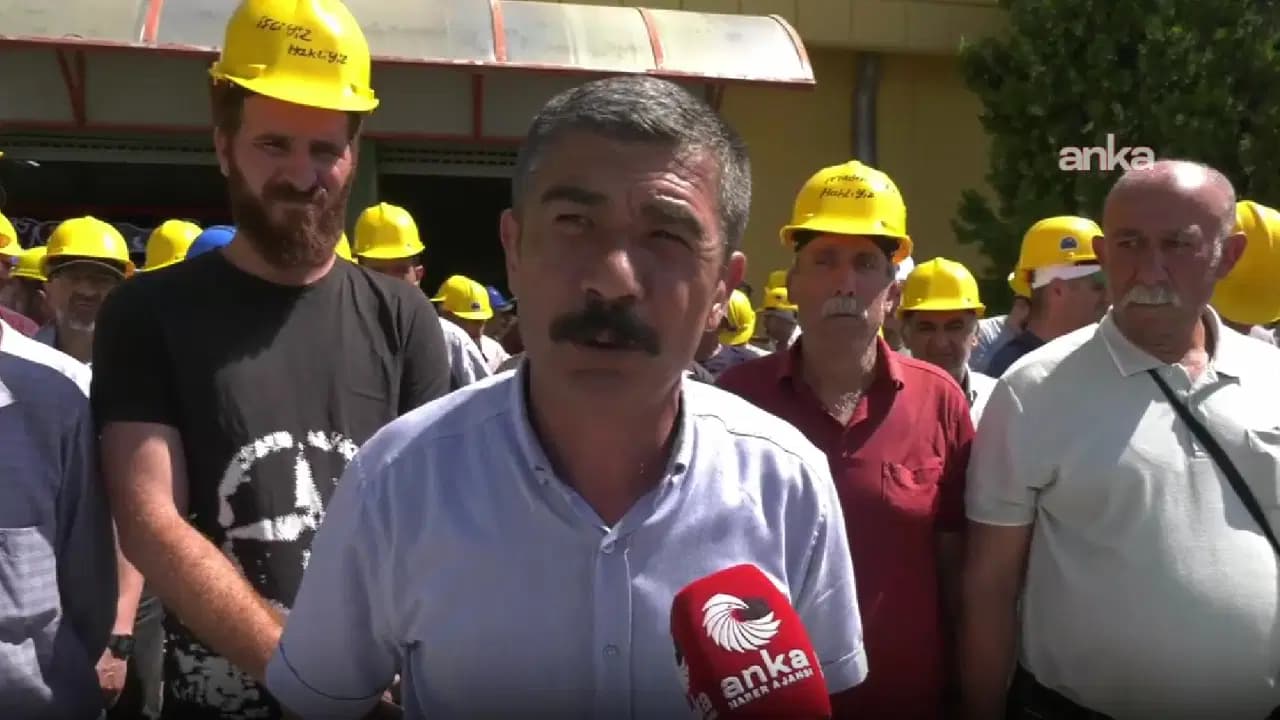 Bağımsız Maden-İş Sendikası Başkanı Çakır: 'Vali Bey gelsin, işçiyi dinlesin; yasağı görelim bakalım. Dayanabilecek mi o yürek?'