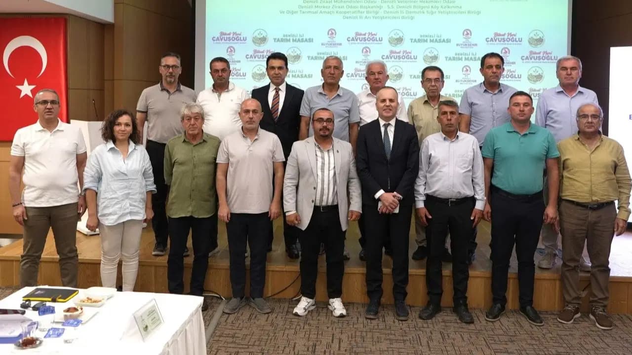 Denizli'de tarımın yol haritası çiziliyor: Tarım Masası ilk toplantısını gerçekleştirdi