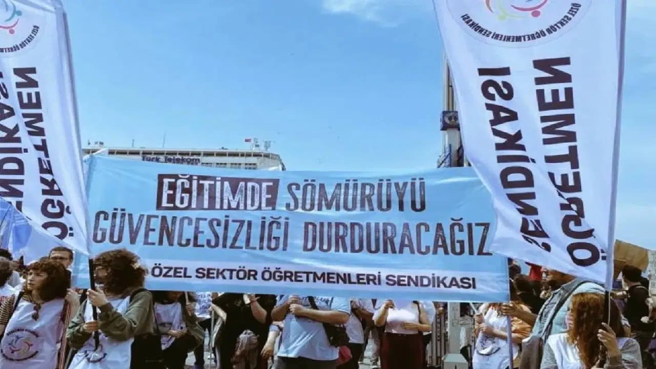 Özel sektör öğretmenlerinden bakanlığa net mesaj: Taban ücret olmadan kazanım yok