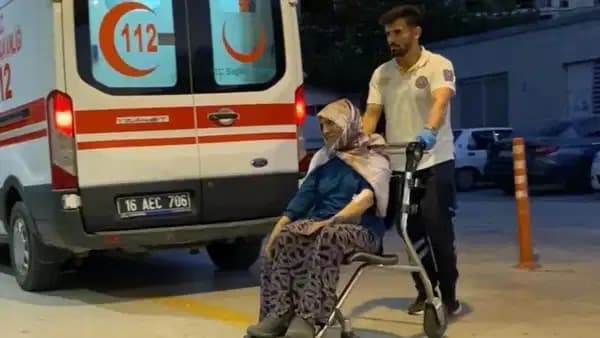 İnegöl'de korkutan yangın: Engelli kadın ve annesi alevler arasından kurtarıldı