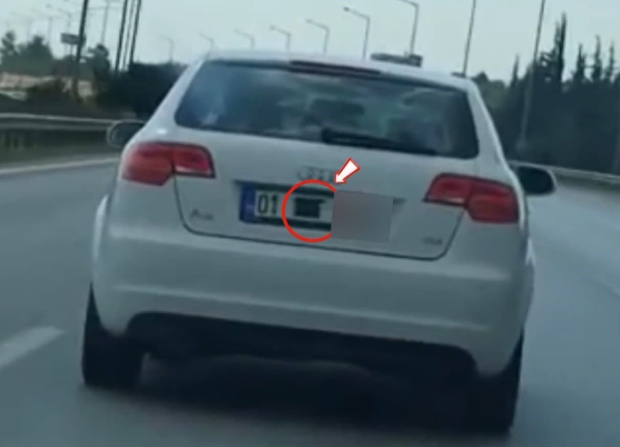 Gaziantep'te plakasını gizleyen sürücüye 140 bin TL ceza, aracı 30 gün men edildi