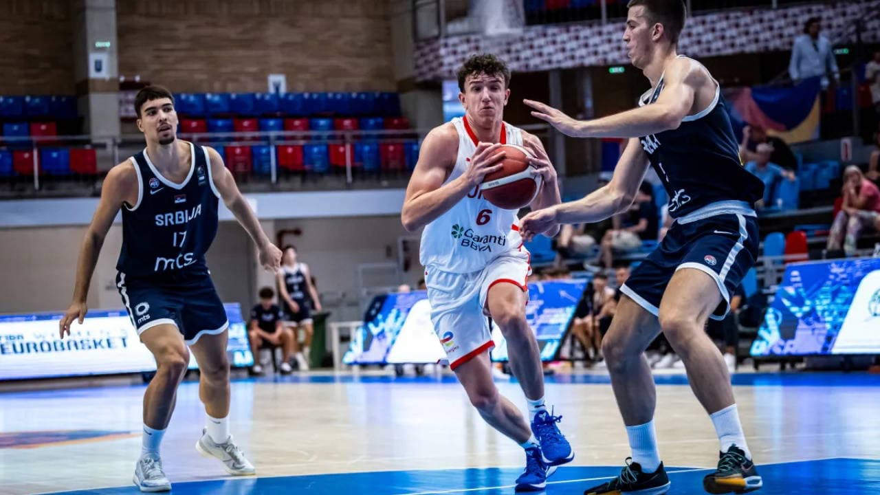 Genç milliler Sırbistan'a 75-73 mağlup oldu
