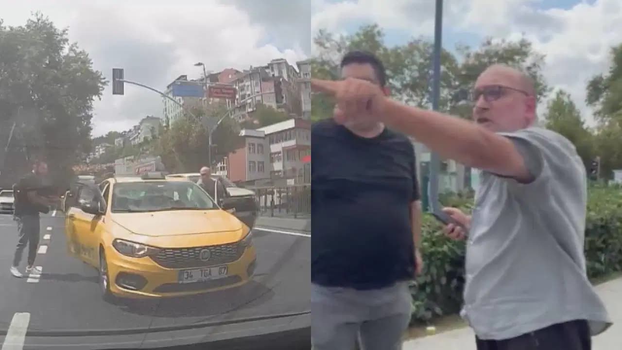 Eyüpsultan'da hastane yolunda kaza: Tartışmaya taksi şoförü damga vurdu