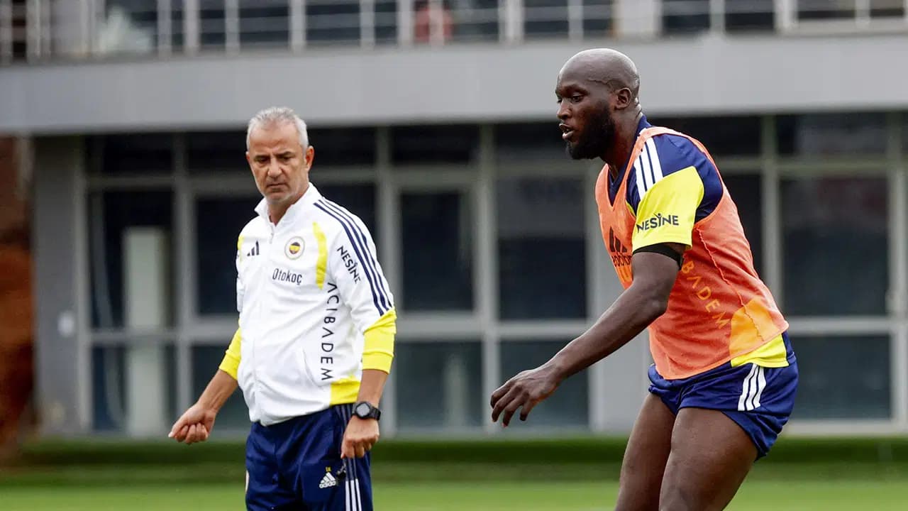 İsmail Kartal, Lyon maçı öncesi Lukaku'nun durumunu değerlendirdi