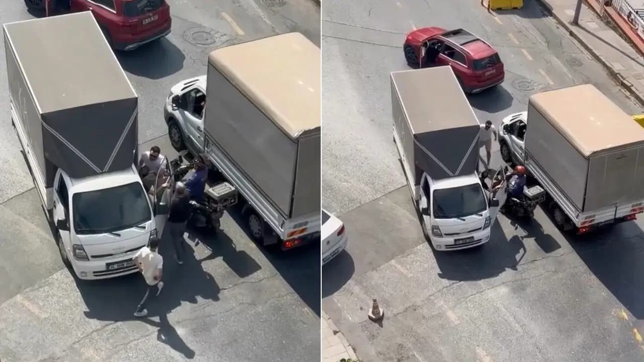 Kağıthane'de trafikte silahlı kavga: İki sürücüye 360 bin lira ceza