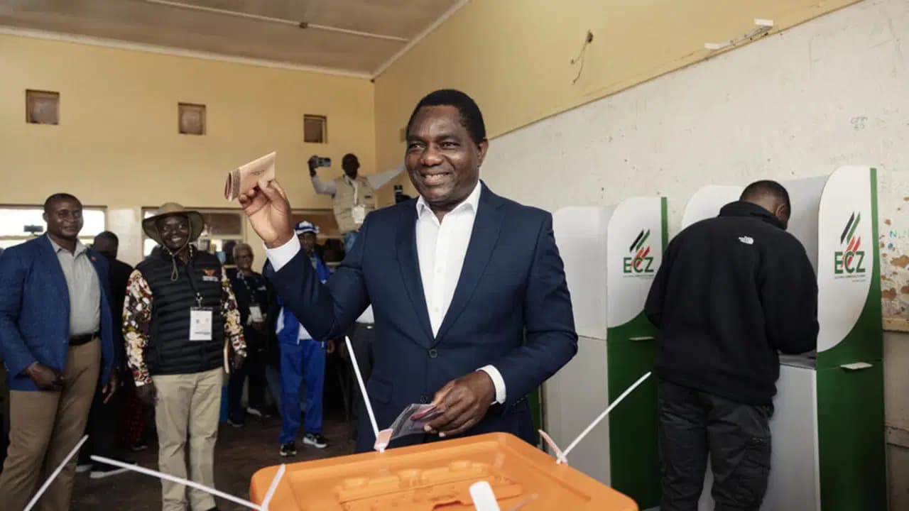 Zambiya'da Hichilema'nın ikinci zaferi muhalefet baskısı iddialarıyla gölgelendi